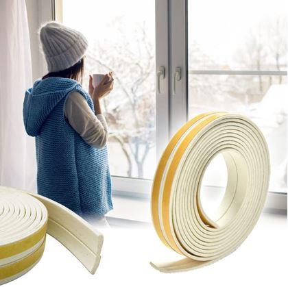 Obrázok z Samolepiace tesnenie do okien a dverí  -  biele