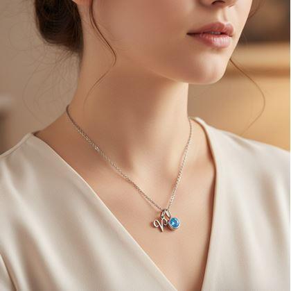 Obrázok z Retiazka s príveskom znamenia zverokruhu - Baran