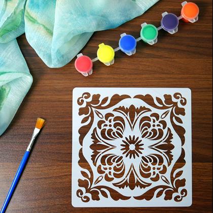 Obrázok z Šablóny na maľovanie mandál 10 ks