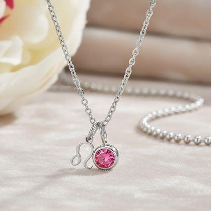 Obrázok z Retiazka s príveskom znamenia zverokruhu - Lev