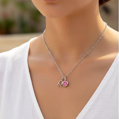 Obrázok z Retiazka s príveskom znamenia zverokruhu - Lev