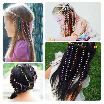 Obrázok z Ozdoby do vlasov - špirály s korálikmi 6 ks