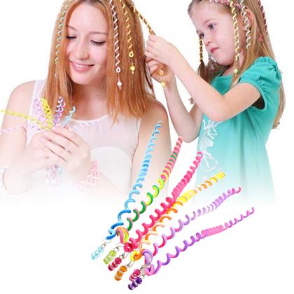 Obrázok z Ozdoby do vlasov - špirály s korálikmi 6 ks