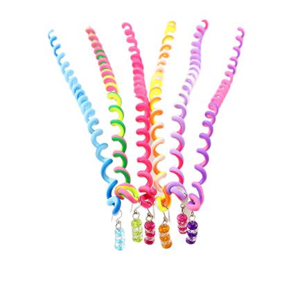 Obrázok z Ozdoby do vlasov - špirály s korálikmi 6 ks