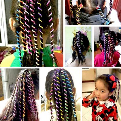 Obrázok z Ozdoby do vlasov - špirály s korálikmi 6 ks