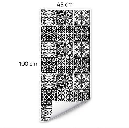 Obrázok z Dekoratívna fólia na okno - vintage mozaika