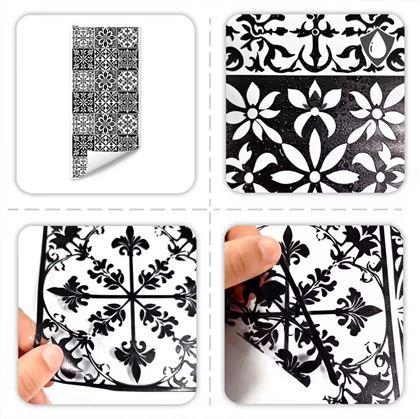 Obrázok z Dekoratívna fólia na okno - vintage mozaika