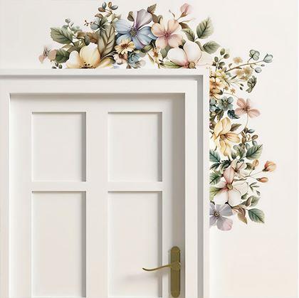 Obrázok z Kvetinová nástenná samolepka