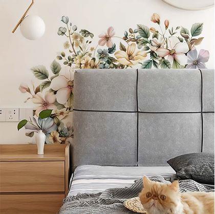 Obrázok z Kvetinová nástenná samolepka