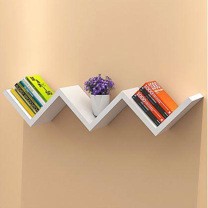 Obrázok Nástenná drevená polica