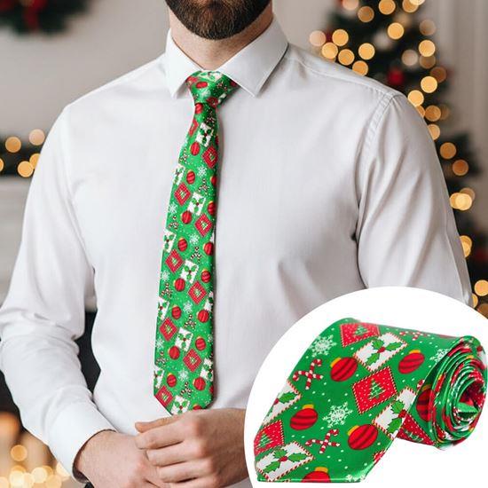 Obrázok z Vianočná kravata - zelená