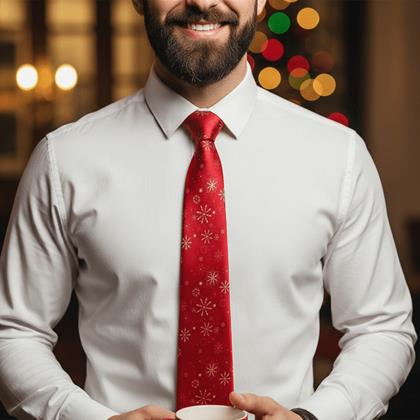 Obrázok z Vianočná kravata - červená