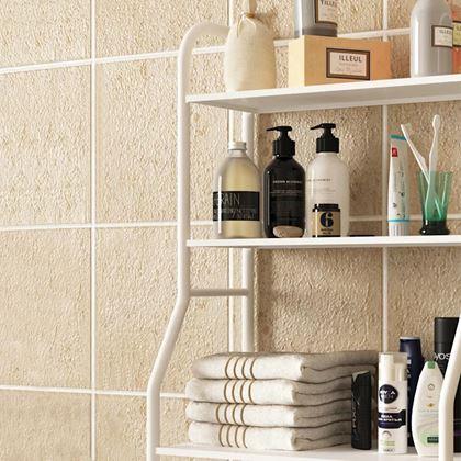 Obrázok z Policový regál nad toaletu - biely