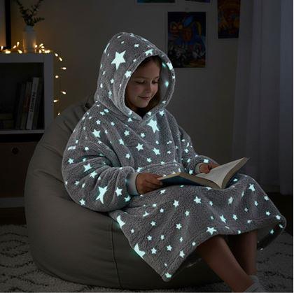 Obrázok z Detská svietiaca mikina - hviezdy