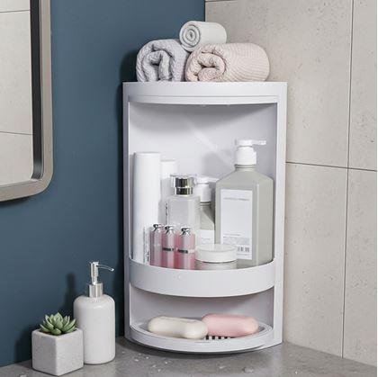 Obrázok z Rohová otočná polica