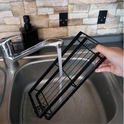 Obrázok z Kovová nástenná skladacia polica 30 cm