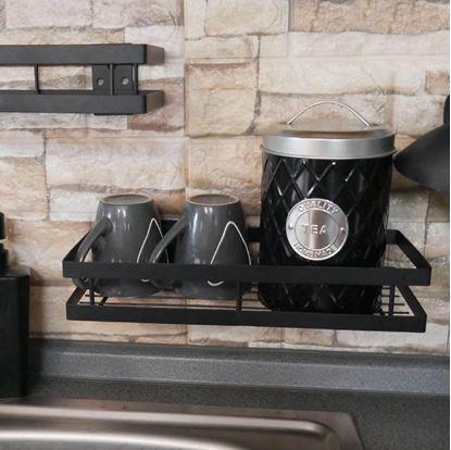 Obrázok Kovová nástenná skladacia polica 30 cm