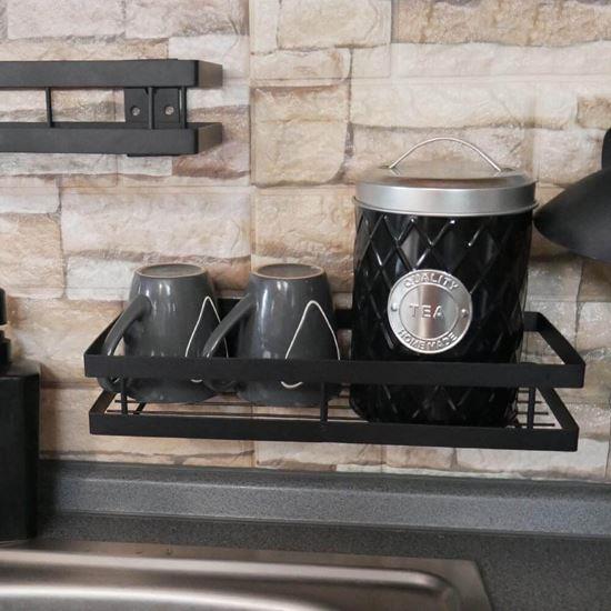 Obrázok z Kovová nástenná skladacia polica 30 cm