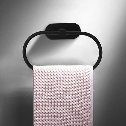 Obrázok Nalepovací držiak na uteráky kruh