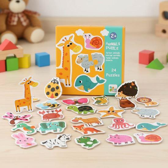 Obrázok z Puzzle pre deti - zvieratká