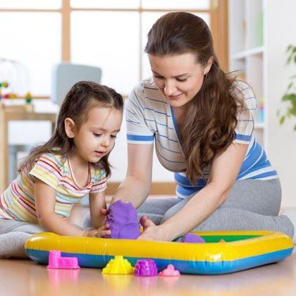 Obrázok z Nafukovacia podložka pod modelovaciu tekutú piesok