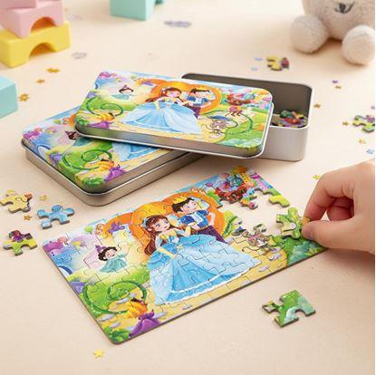Obrázok Detské puzzle v plechovej krabičke