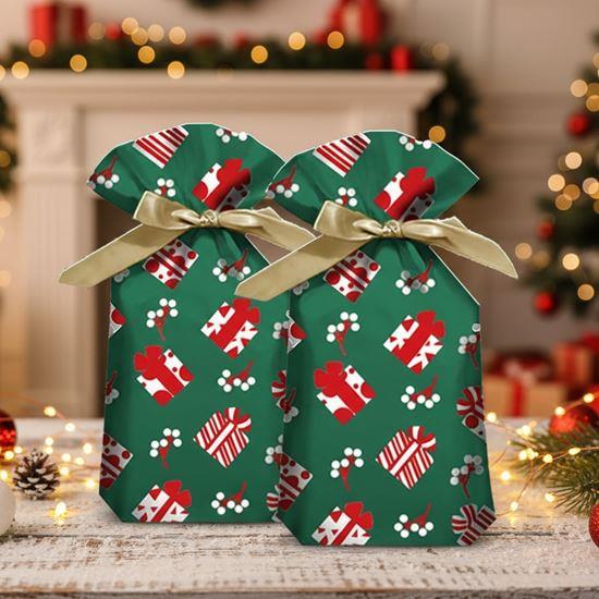 Obrázok z Darčekové sáčky s mašľou 10 ks - L