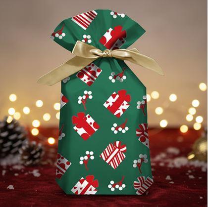 Obrázok z Darčekové sáčky s mašľou 10 ks - L