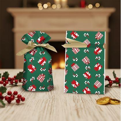 Obrázok z Darčekové sáčky s mašľou 10 ks - L