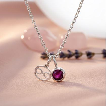 Obrázok z Retiazka s príveskom znamenia zverokruhu - Rak