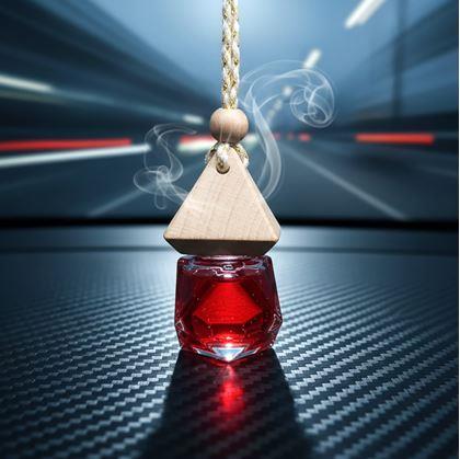 Obrázok z Aróma fľaštička do auta  -  červená