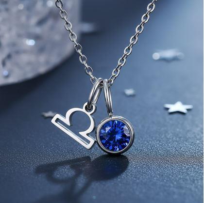 Obrázok z Retiazka s príveskom znamenia zverokruhu - Váhy