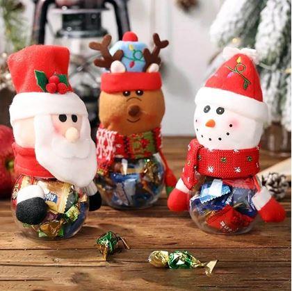 Obrázok z Vianočná dóza na sladkosti -  snehuliak