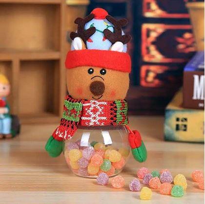 Obrázok z Vianočná dóza na sladkosti -  sobík