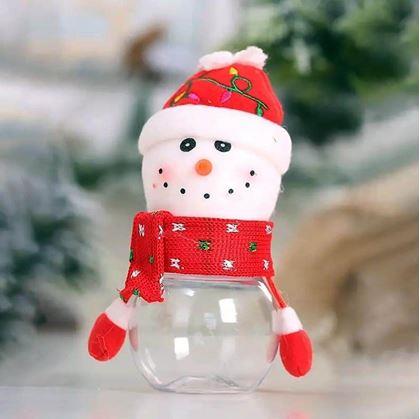 Obrázok z Vianočná dóza na sladkosti -  snehuliak