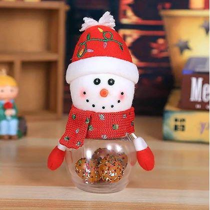 Obrázok z Vianočná dóza na sladkosti -  snehuliak