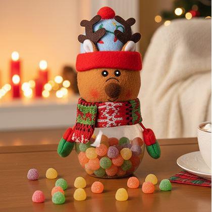 Obrázok z Vianočná dóza na sladkosti -  sobík