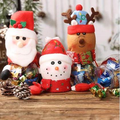 Obrázok z Vianočná dóza na sladkosti -  snehuliak