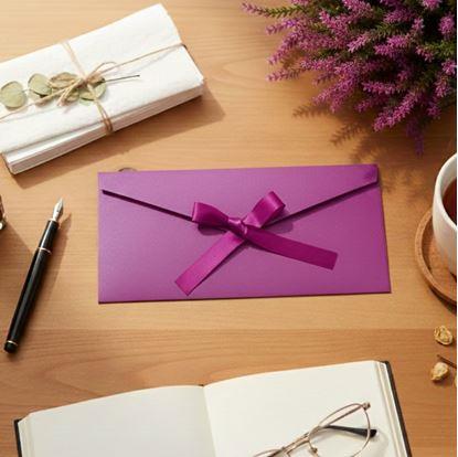 Obrázok Darčeková obálka so stužkou