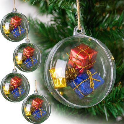 Obrázok z Číre vianočné ozdoby 5 ks - plniteľné