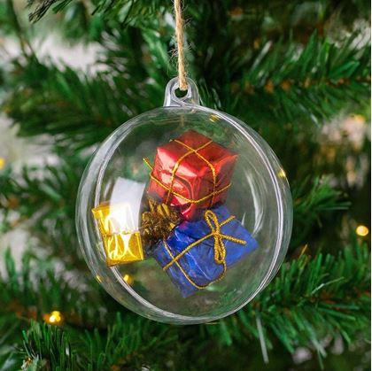 Obrázok z Číre vianočné ozdoby 5 ks - plniteľné