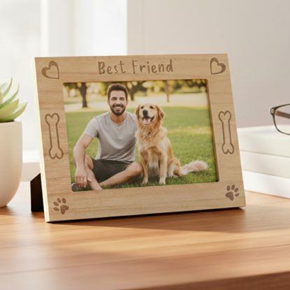 Obrázok Drevený fotorámik "Best Friend", 10 x 15 cm