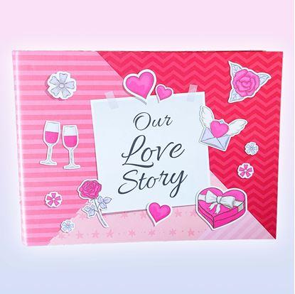 Obrázok Zážitkový denník/fotoalbum pre páry + kreatívna sada samolepiek