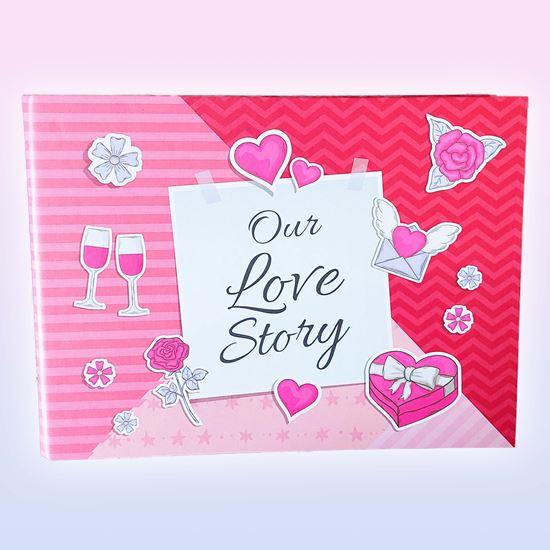 Obrázok z Zážitkový denník/fotoalbum pre páry + kreatívna sada samolepiek