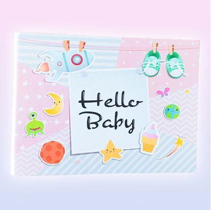 Obrázok z Zážitkový denník/detské fotoalbum + kreatívna sada samolepiek