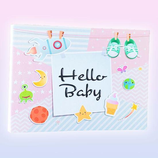 Obrázok z Zážitkový denník/detské fotoalbum + kreatívna sada samolepiek