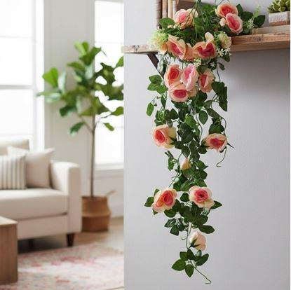 Obrázok Umelá previsnutá kvetina 90 cm