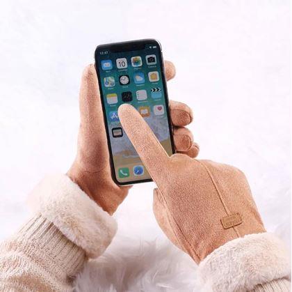 Obrázok z Rukavice s kožúškom  -  hnedé