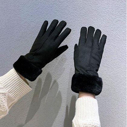 Obrázok z Rukavice s kožúškom  -  čierne