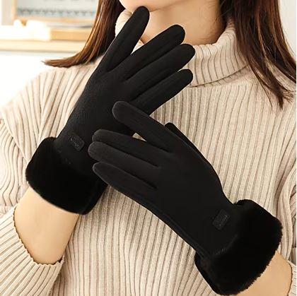 Obrázok z Rukavice s kožúškom  -  čierne